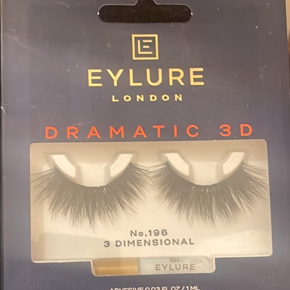 BUNDLE OF 2 PACKS OF EYELURE FALSE EYELASHES NO. 196 - Picture 1 of 2